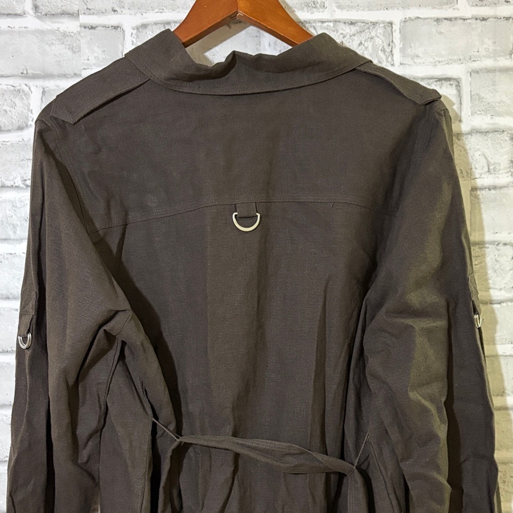 Jessica gray Utility light Jacket with Belt, size 16w- brand new - Picture 8 of 12